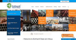 Desktop Screenshot of eckhardtsteel.com